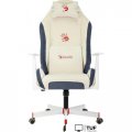 Игровое (геймерское) кресло A4Tech Bloody GC-830 (белый/синий)