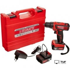Дрель-шуруповерт Felisatti ДА-10/14.4Л3 164.5.2.00 (с 2-мя АКБ, кейс)