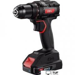 Ударная дрель-шуруповерт Deli CZ20-2A4 (с 1-им АКБ, сумка)