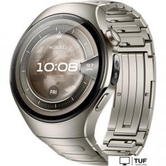 Умные часы Huawei Watch 5 46 мм (титановый, с титановым браслетом, международная версия)