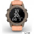 Умные часы Garmin Descent G2 (коричневый/розовый)