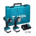 Дрель-шуруповерт Makita DF457DWLE (с 2-мя АКБ, фонарь, кейс)