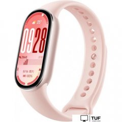 Фитнес-браслет Xiaomi Smart Band 10 M2459B1 (розовое золото, с розовым силиконовым ремешком, международная версия)