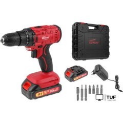 Дрель-шуруповерт Wortex LX BD 1820 Li 0329076 (с 2-мя АКБ, кейс)