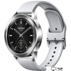 Умные часы Xiaomi Watch S3 M2323W1 (серебристый/серый, международная версия)