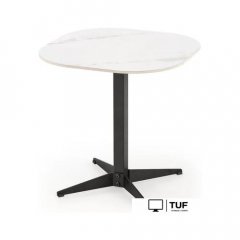 Журнальный столик Halmar Borna S (белый мрамор/черный)