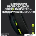 Наушники Logitech G435 Lightspeed (черный/неоновый желтый)