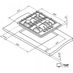 Варочная панель Darina 1T1 BGM341 11 W
