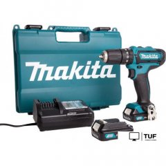 Ударная дрель-шуруповерт Makita HP332DWAE (с 2-мя АКБ, кейс)