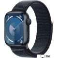 Умные часы Apple Watch Series 9 41 мм (алюминиевый корпус, полуночный/полуночный, нейлоновый ремешок)