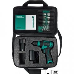 Дрель-шуруповерт Rokodil Twist 2 Air 1047196 (с 1-им АКБ, сумка, набор оснастки)