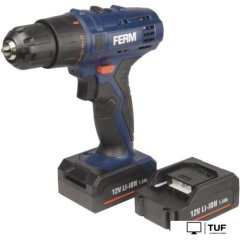 Дрель-шуруповерт Ferm CDM1119 (с 2-мя АКБ, кейс)