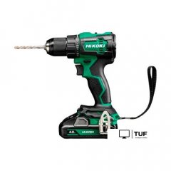 Ударная дрель-шуруповерт Hikoki DV18DE WHZ (с 2-мя АКБ, кейс)