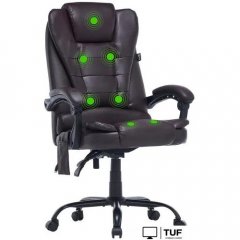 Офисное кресло CACTUS CS-CHR-OC03M-BR (коричневый)