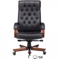 Офисное кресло Бюрократ T-9928WALNUT (черный)