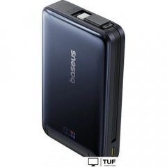 Внешний аккумулятор Baseus Nomos Qi2 Magnetic Power Bank 10000mAh (черный)