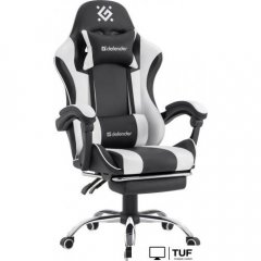 Игровое (геймерское) кресло Defender Tios (черный/белый)