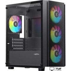 Корпус XASTRA A402M 4FRGB (черный)