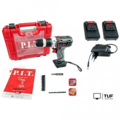 Дрель-шуруповерт P.I.T. PSR18-D1 New (с 2-мя АКБ, кейс)