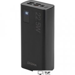 Внешний аккумулятор Digma DGPF30A 30000mAh (черный)