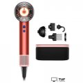Фен Dyson HD16 Supersonic Nural Curly+Coily (с переходником на евровилку, клубнично-бронзовый/розовый румянец)