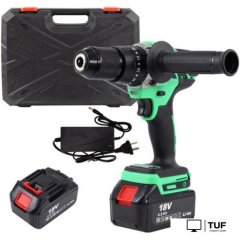 Ударная дрель-шуруповерт Zitrek Green Impact 18V 063-4045 (с 2-мя АКБ, кейс)