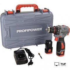 Дрель-шуруповерт Profipower BL-161 (с 2-мя АКБ, кейс)