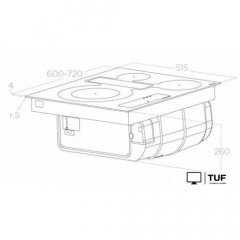 Варочная панель Elica Nikolatesla FIT 3Z BL/A/72