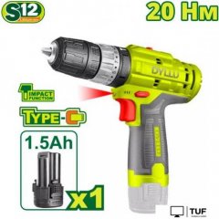 Ударная дрель-шуруповерт Dyllu DTCDS540 (с 1-им АКБ)