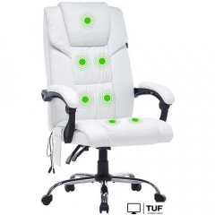 Офисное кресло CACTUS CS-CHR-OC02M-WT (белый)