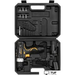 Дрель-шуруповерт Deko GCD12DU3 SET 4 063-4140 (с 2-мя АКБ, кейс, набор оснастки)