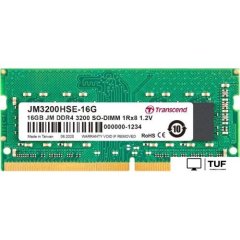 Оперативная память Transcend JetRam 16GB DDR4 SODIMM PC4-25600 JM3200HSE-16G