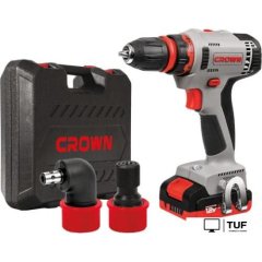 Дрель-шуруповерт Crown CT21081HQ-2 BMC (с 2-мя АКБ, кейс)