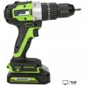 Ударная дрель-шуруповерт Greenworks GD24DD60 3704107CUC (с 2-мя АКБ)