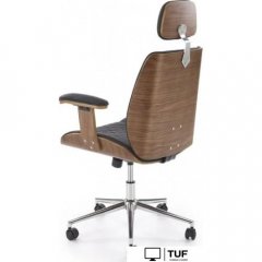 Офисное кресло Halmar Timber (черный/орех)