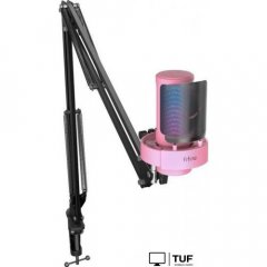 Проводной микрофон FIFINE A8T (розовый)