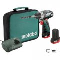 Дрель-шуруповерт Metabo PowerMaxx BS 600079550 (с 2-мя АКБ и сумкой)
