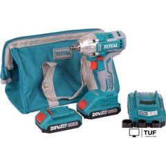 Гайковерт Total TIWLI2001 (с 2-мя АКБ, сумка)