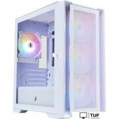 Корпус 1stPlayer TRILOBITE T4 MESH FRGB (белый)