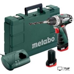 Дрель-шуруповерт Metabo PowerMaxx BS Basic 600080500 (с 2-мя АКБ 2 Ah)