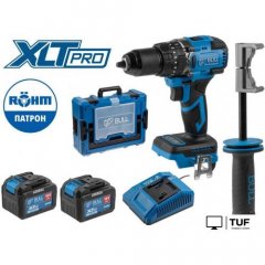 Ударная дрель-шуруповерт Bull SR 1806 R-series Xcase XLTpro 2329060 (с 2-мя АКБ, кейс)