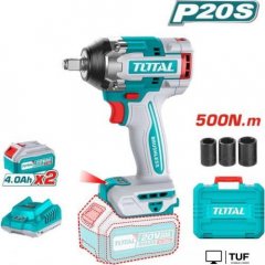 Гайковерт Total TIWLI2050 (с 2-мя АКБ, кейс)