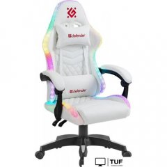 Игровое (геймерское) кресло Defender Core (белый)