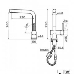 Смеситель Omoikiri Koriyama-SB