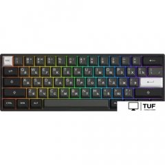 Клавиатура Akko 3061S Black & Silver (Akko Cream Yellow V3 Pro)