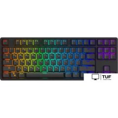 Клавиатура Akko 5087S Black Shine-Through (Akko Cream Yellow V3)