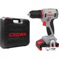 Дрель-шуруповерт Crown CT21091HX-2 BMC (с 2-мя АКБ, кейс)