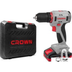 Дрель-шуруповерт Crown CT21091HX-2 BMC (с 2-мя АКБ, кейс)