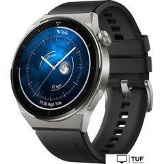Умные часы Huawei Watch GT 3 Pro Titanium 46 мм (серый/черный)