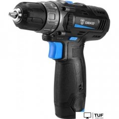 Дрель-шуруповерт Deko DKCD12 083-1113 (с 2-мя АКБ, кейс)